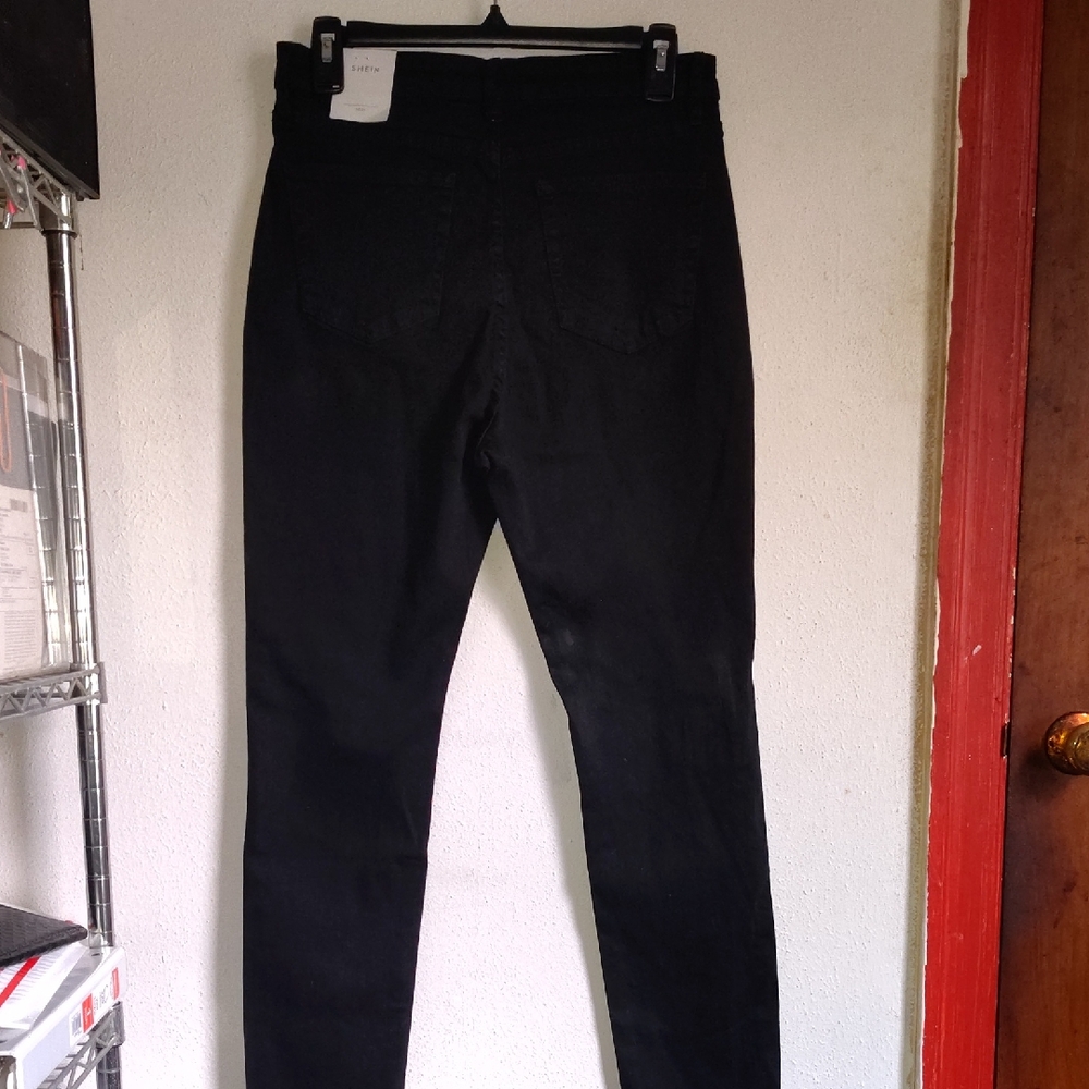 SHEIN Women's Classic Black Skinny Jeans NEVER WORN Sz 30 (8 or 10)